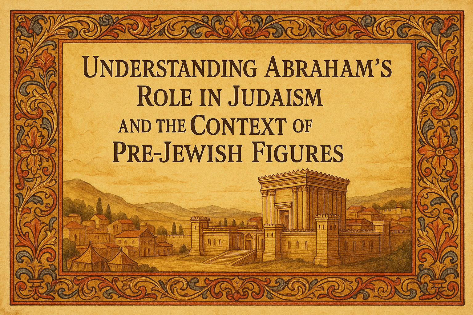 First Jewish People Understanding Abraham’s Role in Judaism and the Context of Pre-Jewish ...